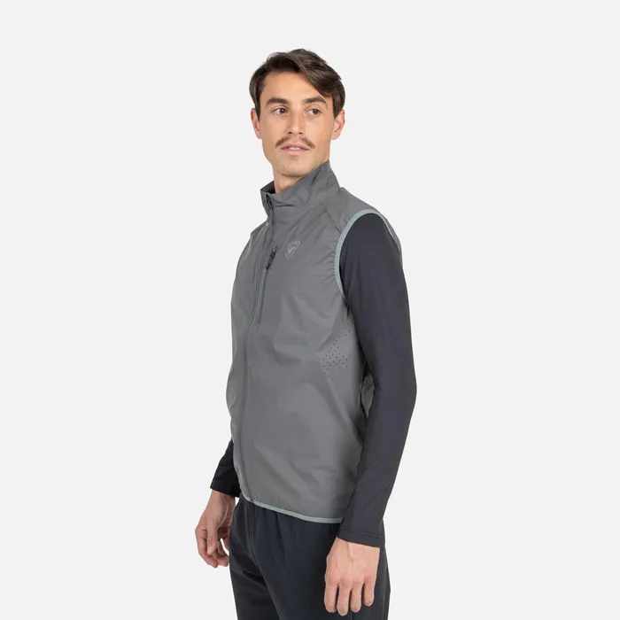 Men Men039s Active Versatile XC Ski Vest Onyxgrey Rossignol Softshell and Lightweight Jackets