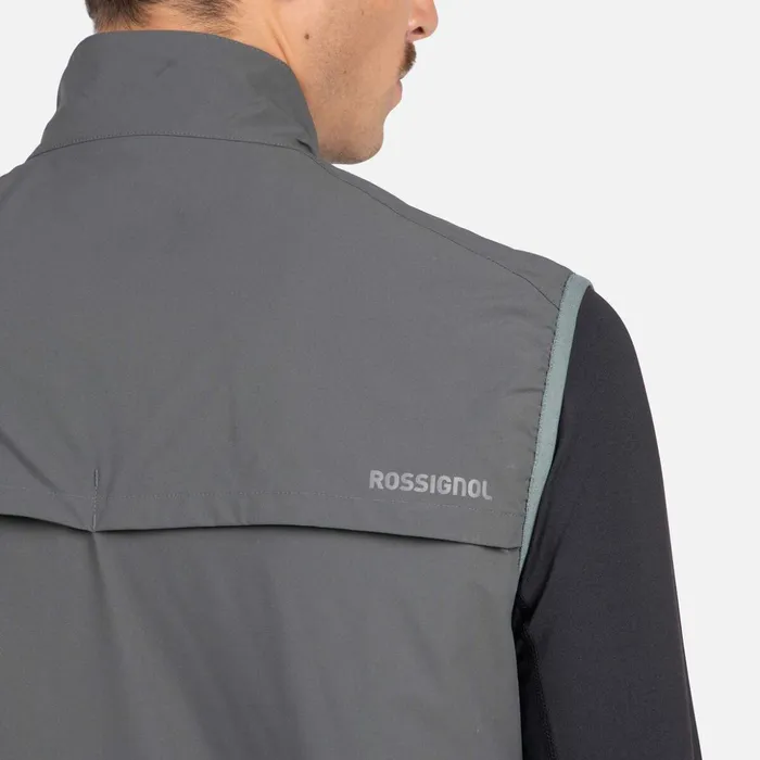 Men Men039s Active Versatile XC Ski Vest Onyxgrey Rossignol Softshell and Lightweight Jackets