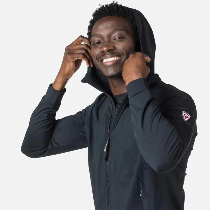 Men Men039s Eco FullZip Hoodie Black200 Rossignol Sweatshirts and Pullovers