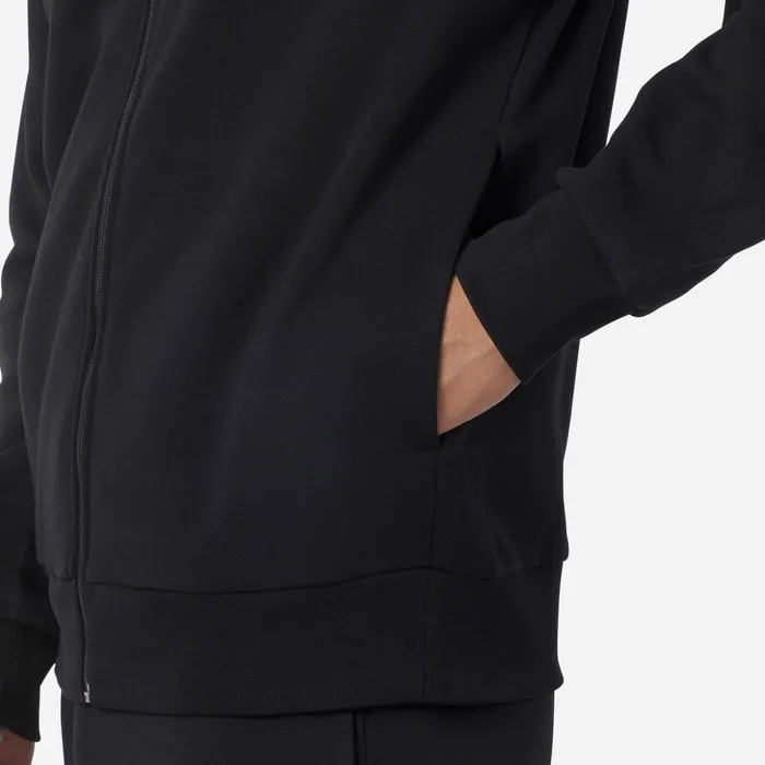 Men Men039s Fullzip Hooded Logo Cotton Sweatshirt Black200 Rossignol Sweatshirts and Pullovers