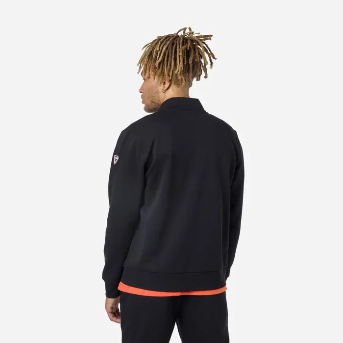 Men Men039s Fullzip Logo Cotton Sweatshirt Black200 Rossignol Sweatshirts and Pullovers