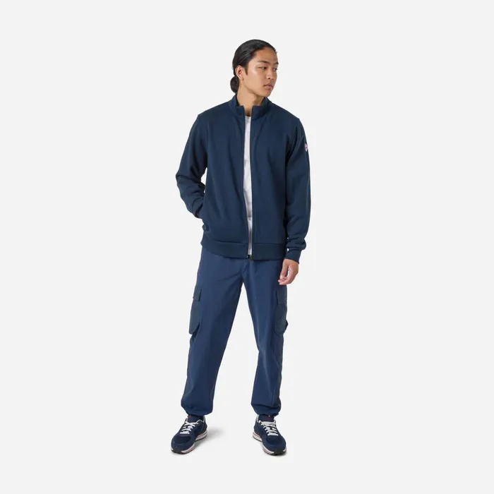 Men Men039s Fullzip Logo Cotton Sweatshirt Darknavy715 Rossignol Sweatshirts and Pullovers