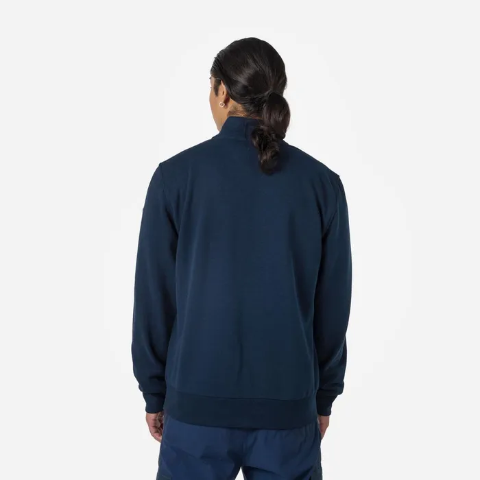 Men Men039s Fullzip Logo Cotton Sweatshirt Darknavy715 Rossignol Sweatshirts and Pullovers