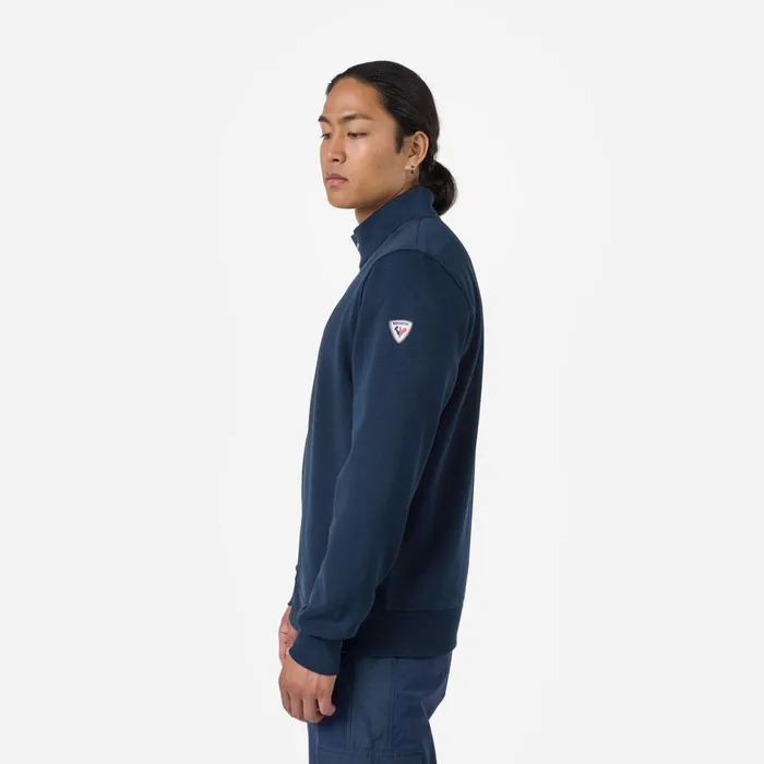 Men Men039s Fullzip Logo Cotton Sweatshirt Darknavy715 Rossignol Sweatshirts and Pullovers