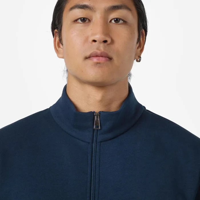 Men Men039s Fullzip Logo Cotton Sweatshirt Darknavy715 Rossignol Sweatshirts and Pullovers