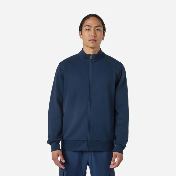 Men Men039s Fullzip Logo Cotton Sweatshirt Darknavy715 Rossignol Sweatshirts and Pullovers