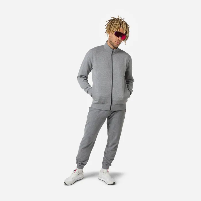 Men Men039s Fullzip Logo Fleece Sweatshirt Heathergrey280 Rossignol Sweatshirts and Pullovers