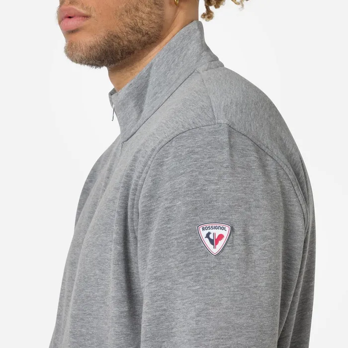 Men Men039s Fullzip Logo Fleece Sweatshirt Heathergrey280 Rossignol Sweatshirts and Pullovers