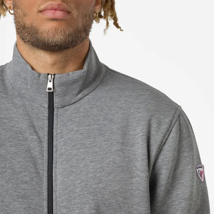 Men Men039s Fullzip Logo Fleece Sweatshirt Heathergrey280 Rossignol Sweatshirts and Pullovers