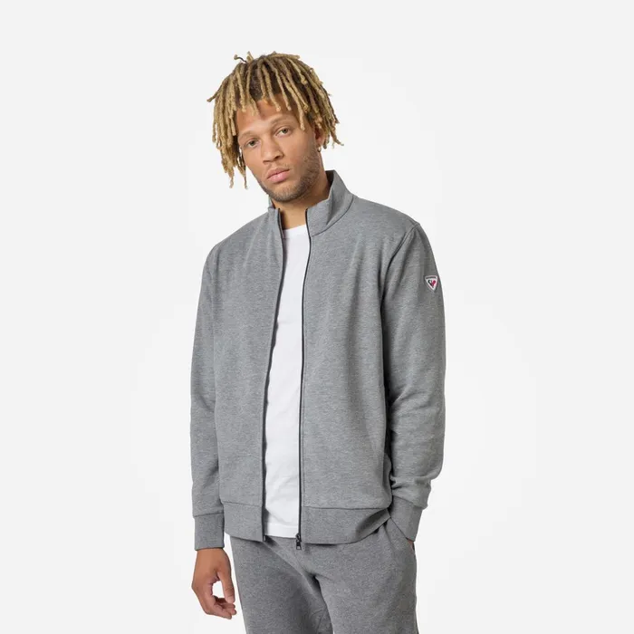 Men Men039s Fullzip Logo Fleece Sweatshirt Heathergrey280 Rossignol Sweatshirts and Pullovers