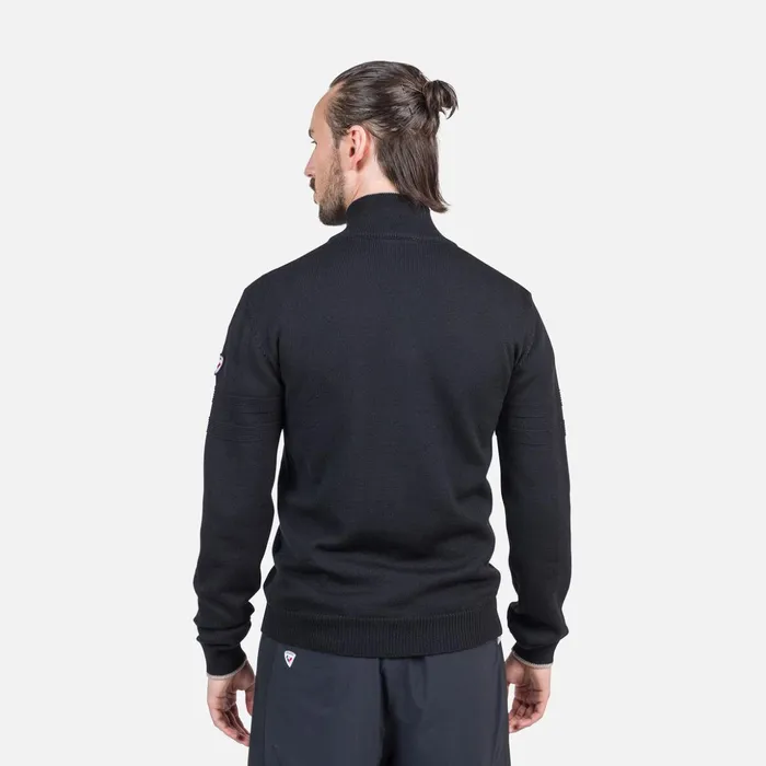 Men Men039s HalfZip Knit Sweater Black200 Rossignol Sweatshirts and Pullovers