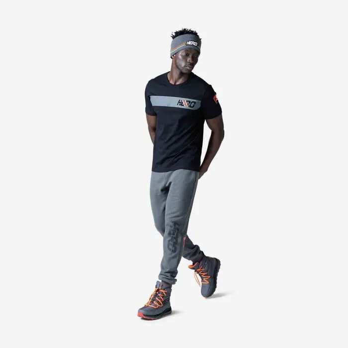 Men Men039s Hero Stripe Tee Black200 Rossignol Polos and Tees