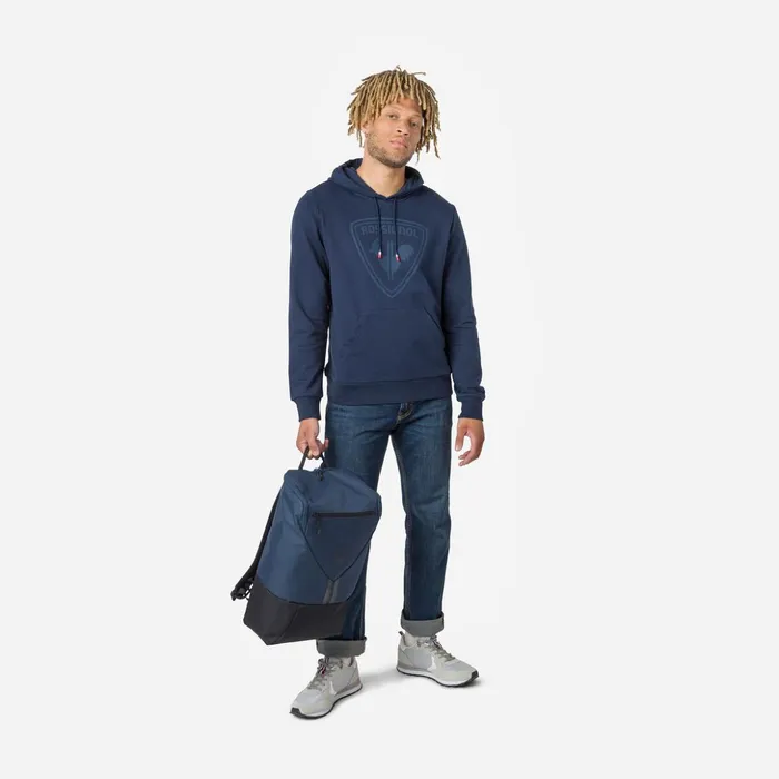 Men Men039s Hooded Logo Fleece Sweatshirt Darknavy715 Rossignol Sweatshirts and Pullovers