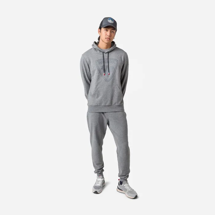Men Men039s Hooded Logo Fleece Sweatshirt Heathergrey280 Rossignol Sweatshirts and Pullovers
