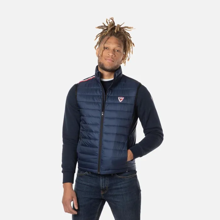 Men Men039s Insulated Vest 100GR Darknavy715 Rossignol Softshell and Lightweight Jackets
