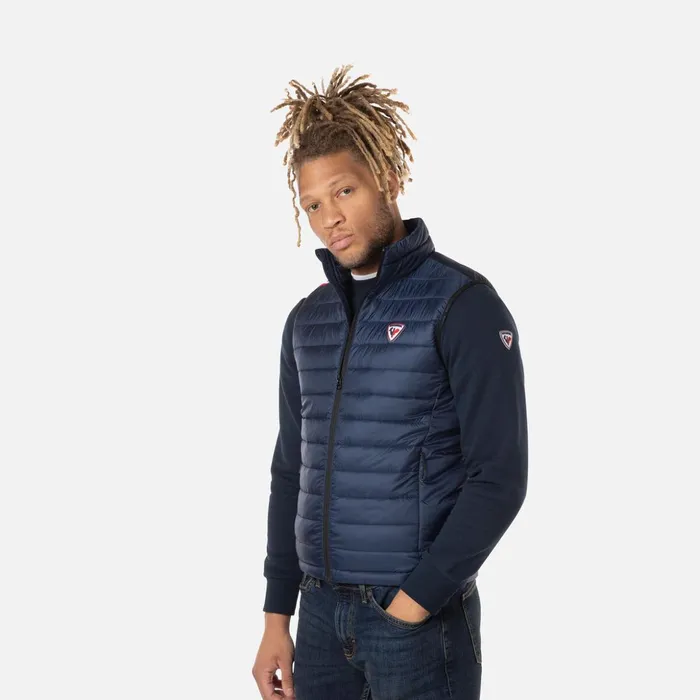 Men Men039s Insulated Vest 100GR Darknavy715 Rossignol Softshell and Lightweight Jackets