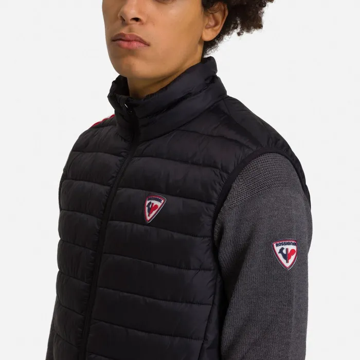 Men Men039s Insulated Vest 180GR Black200 Rossignol Softshell and Lightweight Jackets