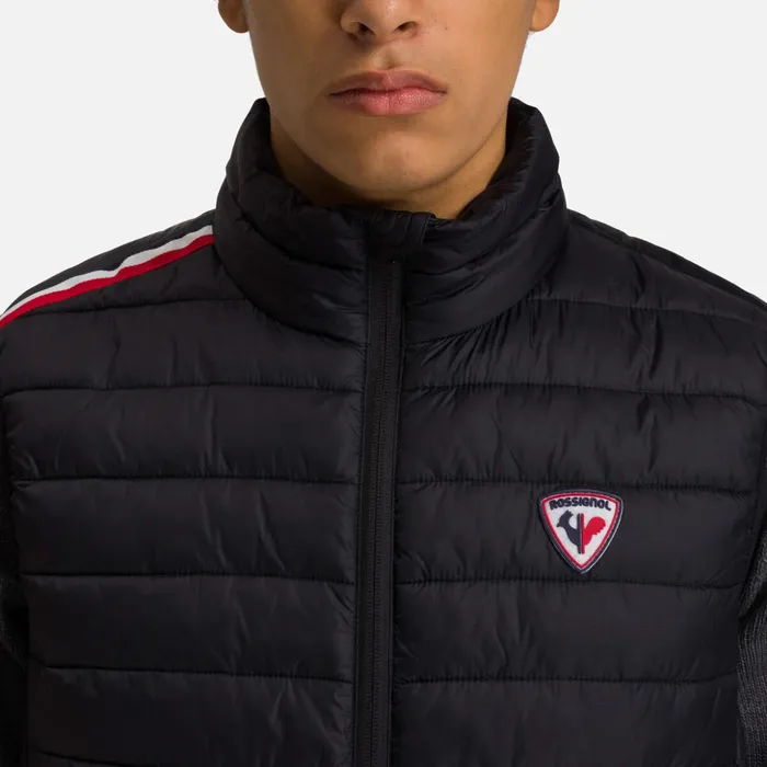 Men Men039s Insulated Vest 180GR Black200 Rossignol Softshell and Lightweight Jackets