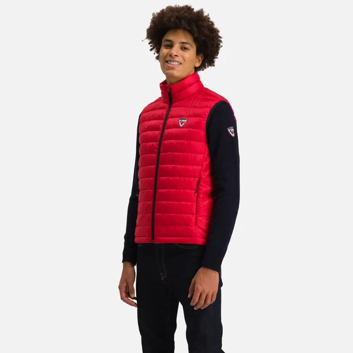 Men Men039s Insulated Vest 180GR Carmin307 Rossignol Softshell and Lightweight Jackets