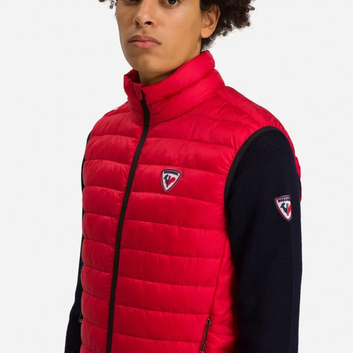 Men Men039s Insulated Vest 180GR Carmin307 Rossignol Softshell and Lightweight Jackets
