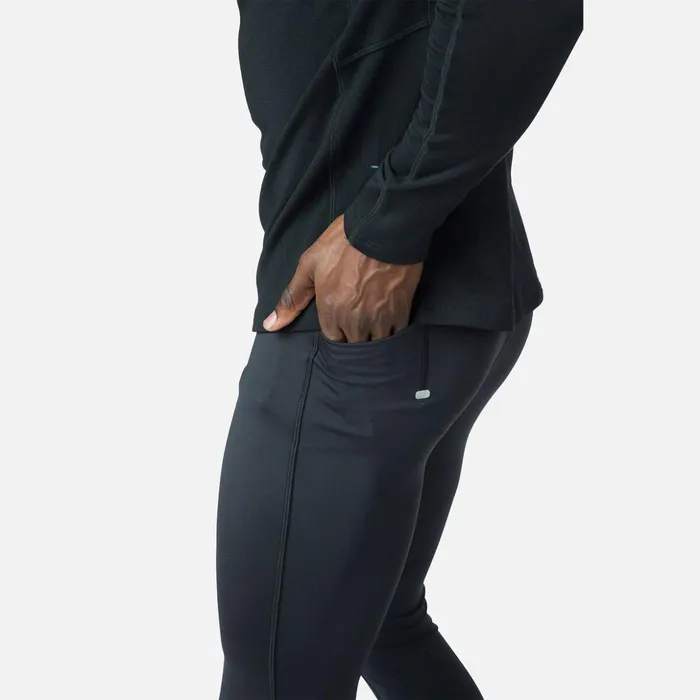 Men Men039s Lightweight Breathable Running Tights Black200 Rossignol Pants