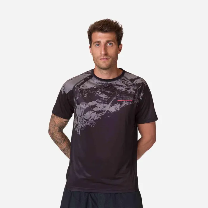 Men Men039s Lightweight Tee Black200 Rossignol Polos and Tees