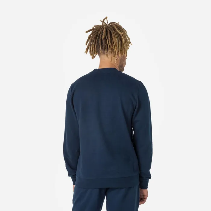 Men Men039s Logo Fleece Sweatshirt Round Neck Darknavy715 Rossignol Sweatshirts and Pullovers