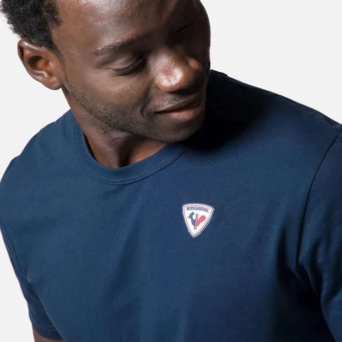 Men Men039s Logo Plain Tee Darknavy715 Rossignol Polos and Tees