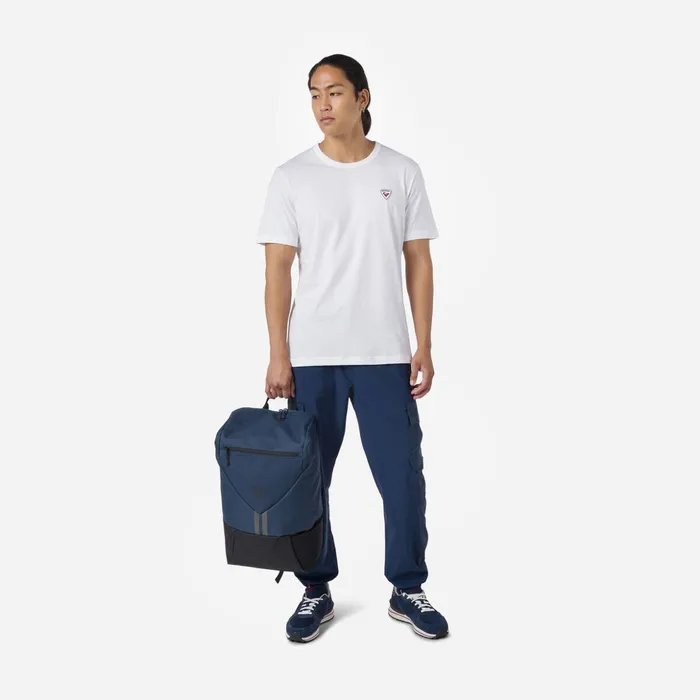 Men Men039s Logo Plain Tee White100 Rossignol Polos and Tees