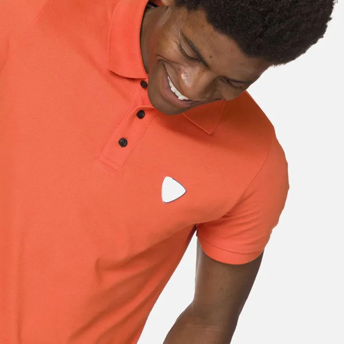 Men Men039s Logo Polo Flameorange Rossignol Polos and Tees