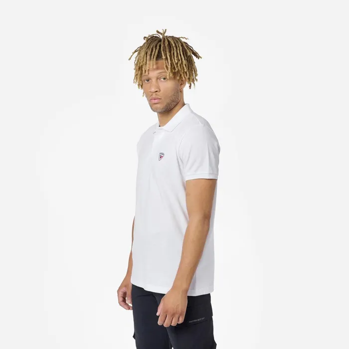 Men Men039s Logo Polo White100 Rossignol Polos and Tees