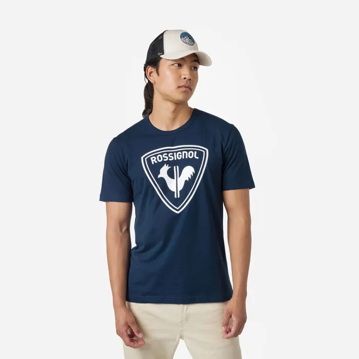 Men Men039s Logo Tee Darknavy715 Rossignol Polos and Tees