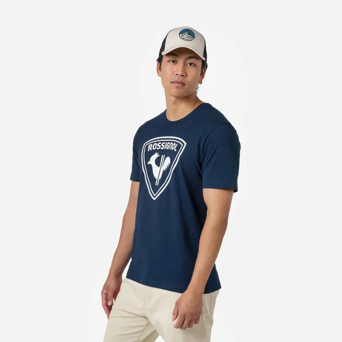 Men Men039s Logo Tee Darknavy715 Rossignol Polos and Tees