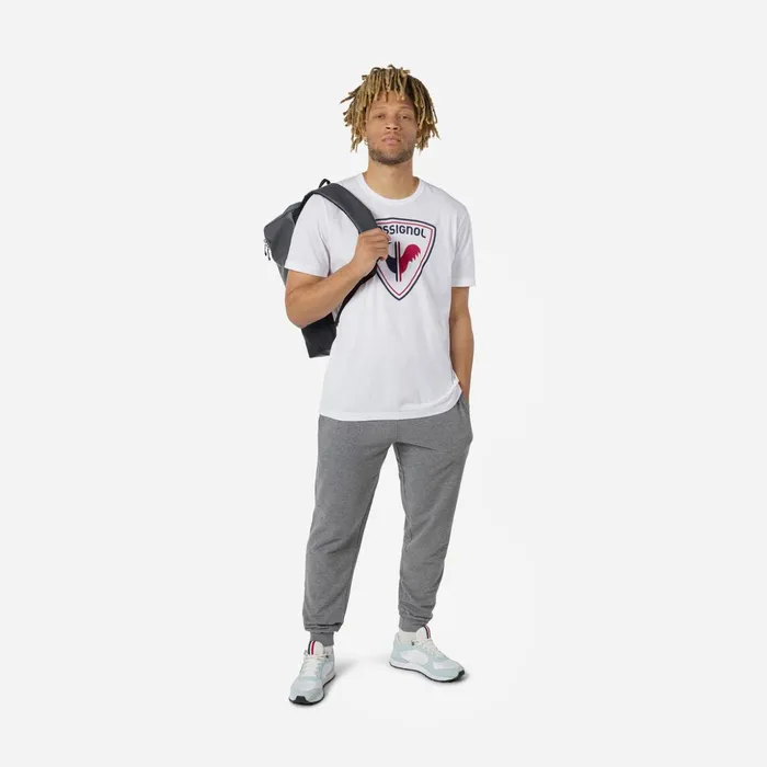 Men Men039s Logo Tee White100 Rossignol Polos and Tees