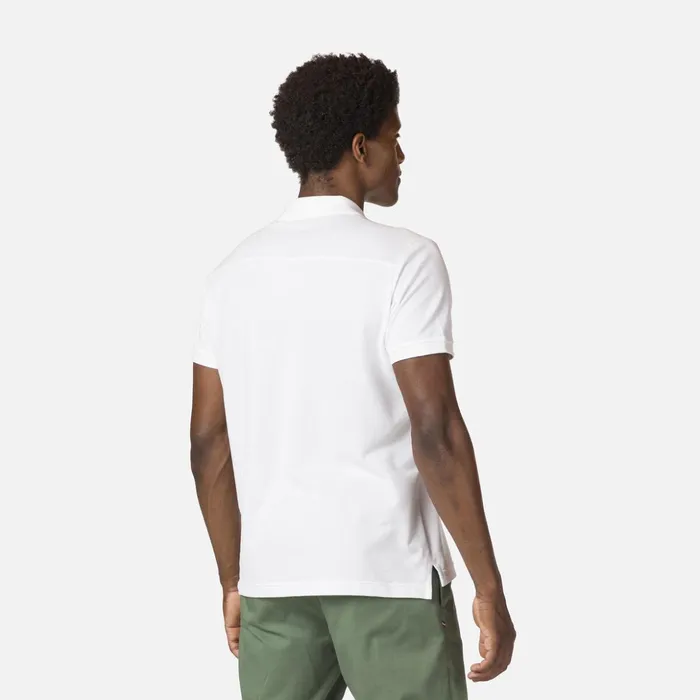 Men Men039s Pocket Logo Polo Shirt White100 Rossignol Polos and Tees