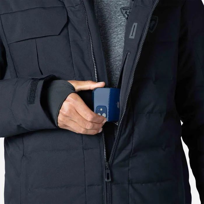 Men Men039s Puffy Ski Parka Black200 Rossignol Ski and Snowboard Jackets
