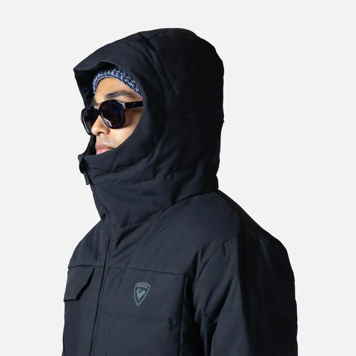Men Men039s Puffy Ski Parka Black200 Rossignol Ski and Snowboard Jackets