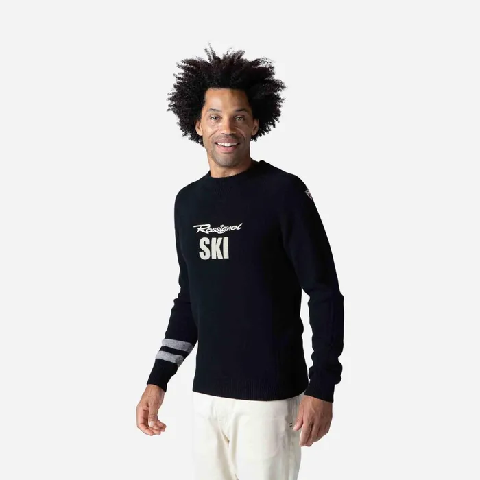 Men Men039s Signature Knit Sweater Black200 Rossignol Sweatshirts and Pullovers Men Men039s Signature Knit Sweater Black200 Rossignol Sweatshirts and Pullovers