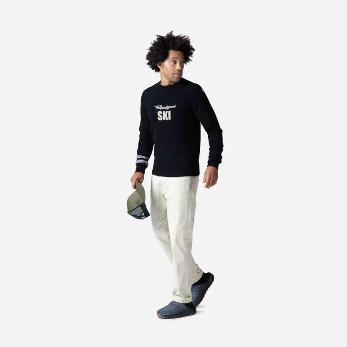 Men Men039s Signature Knit Sweater Black200 Rossignol Sweatshirts and Pullovers