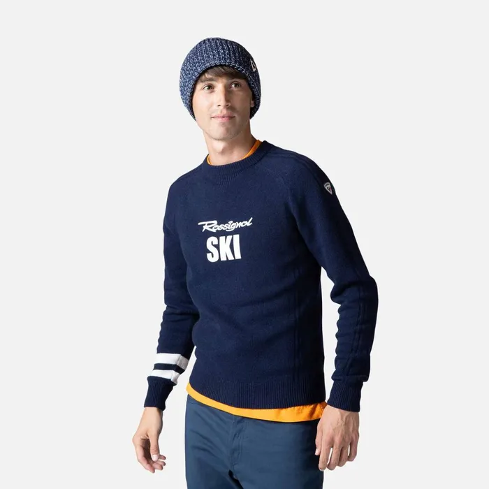 Men Men039s Signature Knit Sweater Darknavy715 Rossignol Sweatshirts and Pullovers Men Men039s Signature Knit Sweater Darknavy715 Rossignol Sweatshirts and Pullovers