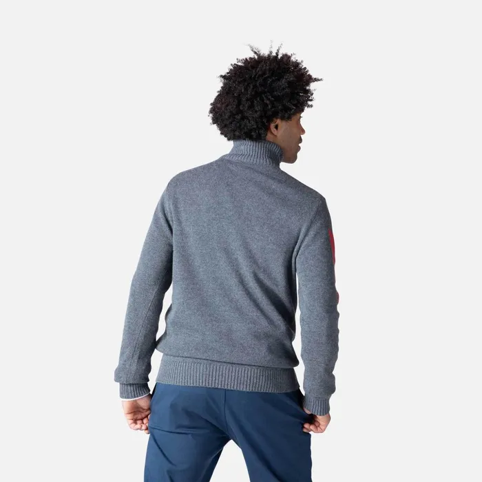 Men Men039s Signature Sleeve Knit Sweater Heathergrey280 Rossignol Sweatshirts and Pullovers
