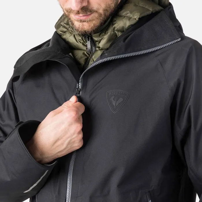 Men Men039s SKPR 3Layer Ski Jacket Black200 Rossignol Softshell and Lightweight Jackets