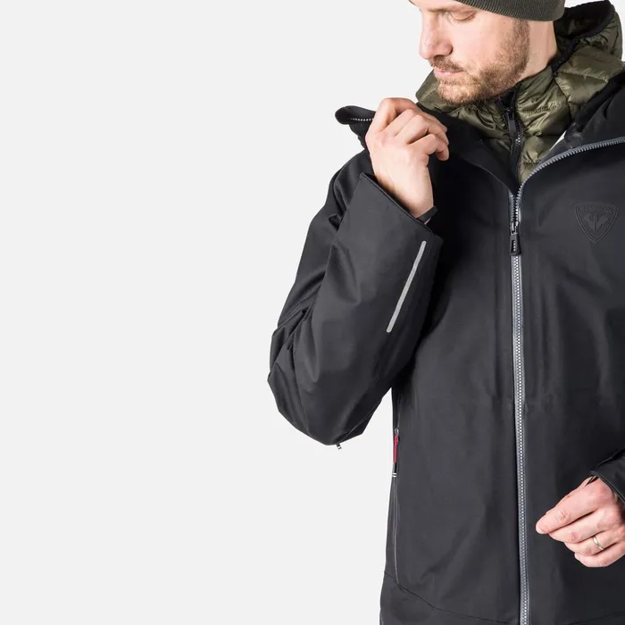Men Men039s SKPR 3Layer Ski Jacket Black200 Rossignol Softshell and Lightweight Jackets
