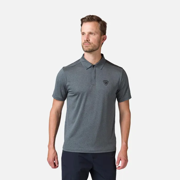 Men Men039s Slub Active Polo Onyxgrey Rossignol Polos and Tees