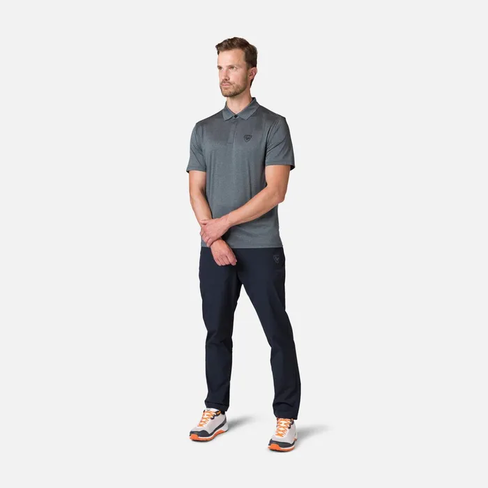 Men Men039s Slub Active Polo Onyxgrey Rossignol Polos and Tees