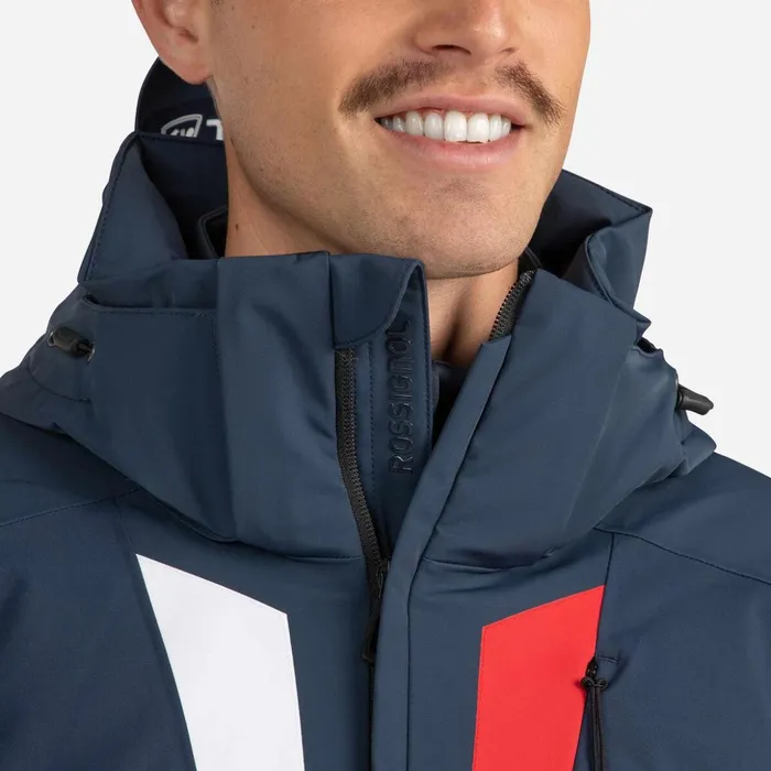 Men Men039s Summit Stripe Ski Jacket Darknavy715 Rossignol Ski and Snowboard Jackets