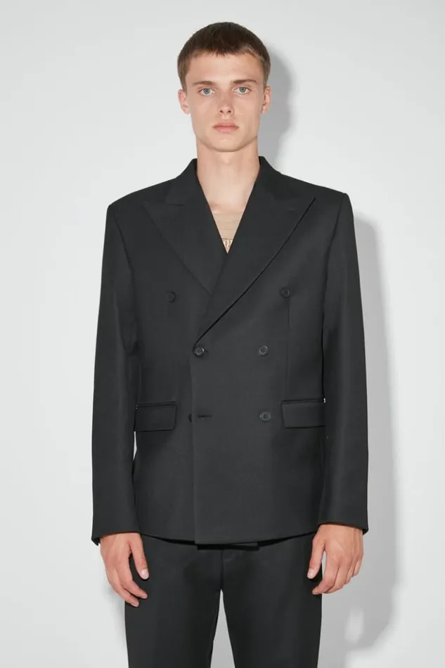 Men Outerwear MISBHV Double Breasted Blazer Black