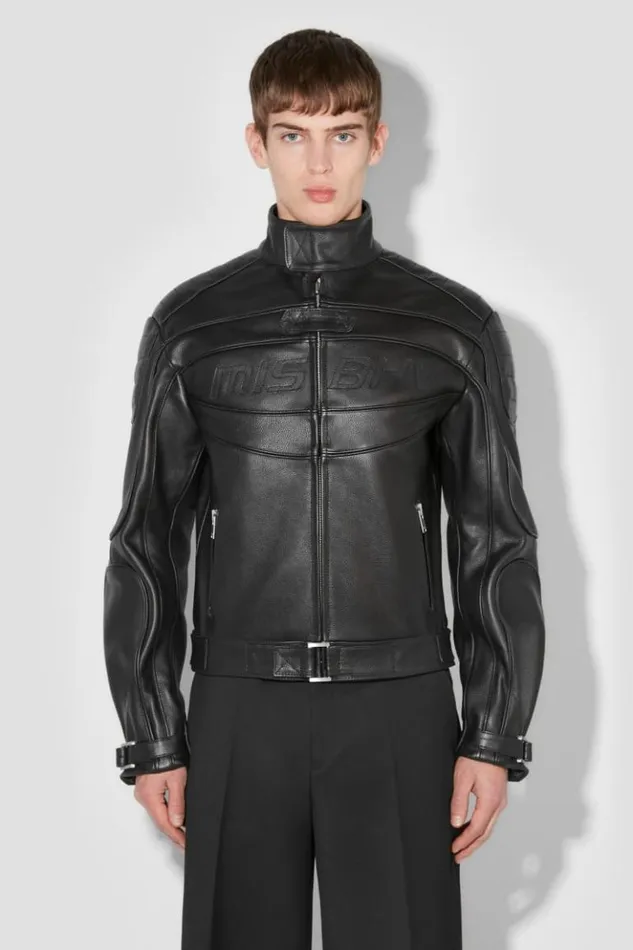 Men Outerwear MISBHV Fast Leather Jacket Black