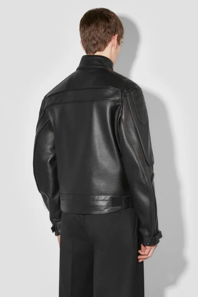 Men Outerwear MISBHV Fast Leather Jacket Black