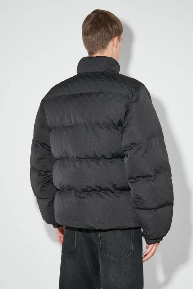 Men Outerwear MISBHV Monogram Embossed Puffer Black